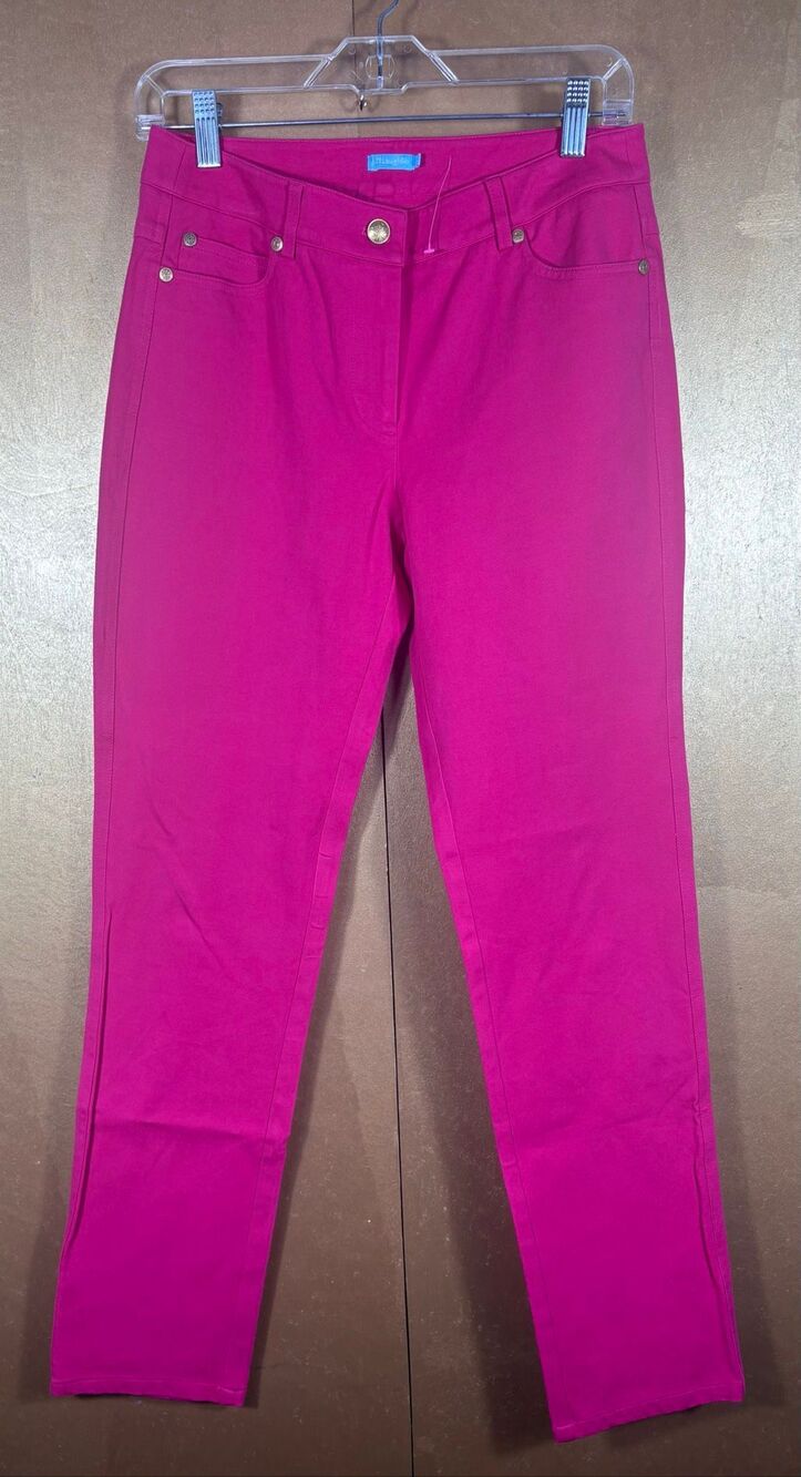 J.McLaughlin bright pink skinny jeans size 4